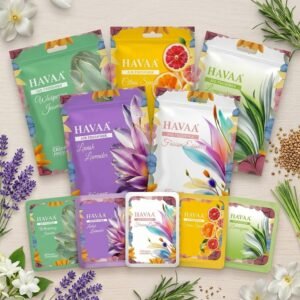 Havaa Air Pocket Air Freshener Assorted Fragrance 10gx5