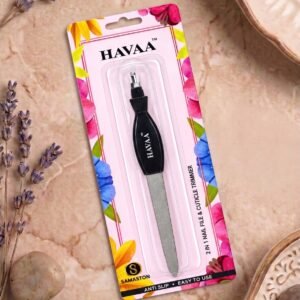 Havaa 2 in 1 Nail File & Cuticle Trimmer